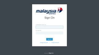 mas malaysia airline login